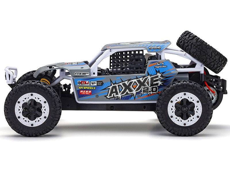 Buggy EZ Series Axxe 2.0 Kyosho 1/10 Readyset bleu - K.34406T2B - Breizh Modélisme.