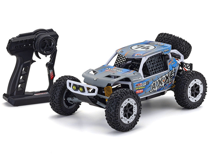 Buggy EZ Series Axxe 2.0 Kyosho 1/10 Readyset bleu - K.34406T2B - Breizh Modélisme.