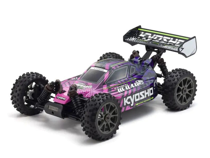 Buggy Kyosho Inferno Neo brushless VE 4.0 1/8 EP RTR T1 violet - K.34118T1B - Breizh Modélisme.