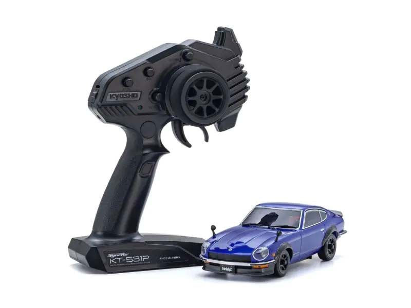 Kyosho Mini-Z AWD Nissan Fairlady 240Z-L Metallic Blue (MA020/KT531P) K.32645MB - Breizh Modélisme.