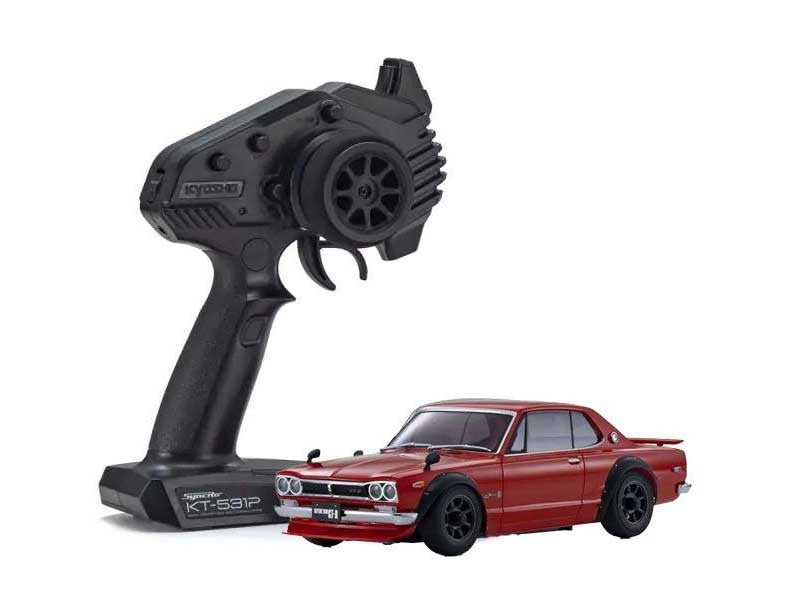 Kyosho Mini-Z AWD Skyline 2000GT-R KPGC10 Red (MA020/KT531P) K.32636R - Breizh Modélisme.