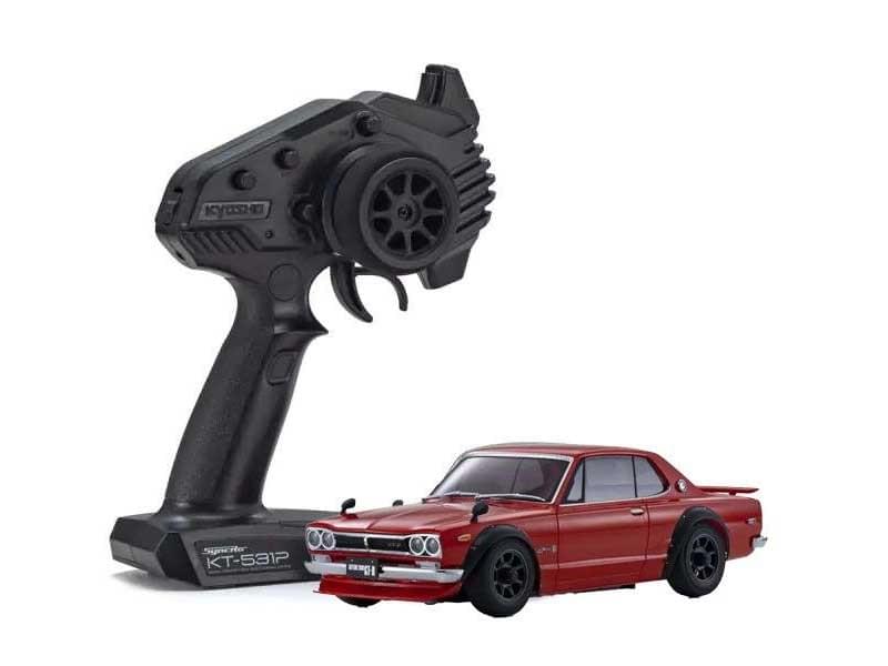 Kyosho Mini-Z AWD Skyline 2000GT-R KPGC10 Red (MA020/KT531P) K.32636R - Breizh Modélisme.