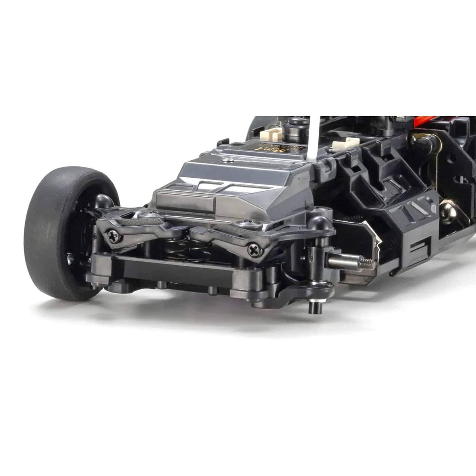 Kyosho Mini-Z MR04 RWD Corvette C8-R Gun Metal/Blanc (W-MM/KT531P) K.32356GMW - Breizh Modélisme.