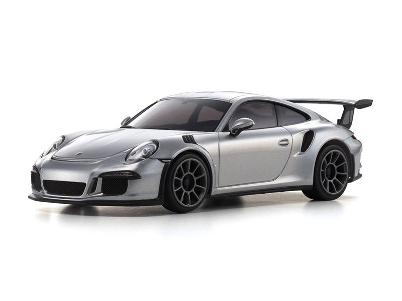 Kyosho Mini-Z MR04 RWD Porsche 911 GT3 RS Silver (N-RM/KT531P) 32358S - Breizh Modélisme.