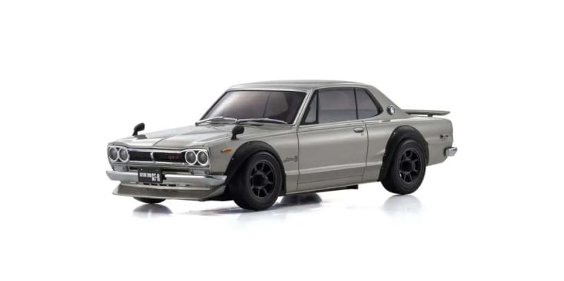 Kyosho Mini-Z MR04 RWD Skyline 2000GT-R KPGC10 grise (KT531P) K.32359S - Breizh Modélisme.