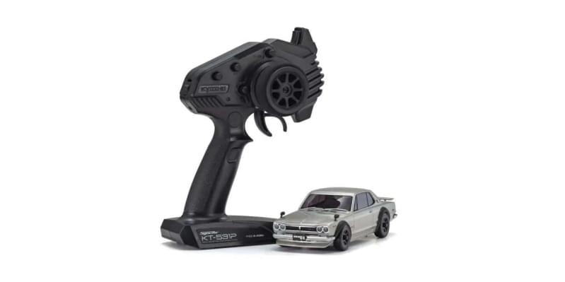 Kyosho Mini-Z MR04 RWD Skyline 2000GT-R KPGC10 grise (KT531P) K.32359S - Breizh Modélisme.