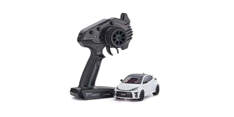 Kyosho Mini-Z MR04 RWD Toyota Yaris Gyro & LED (KT531P) K.32360PW - Breizh Modélisme.