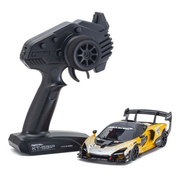 Kyosho Mini-Z RWD McLaren Senna GTR orange (W-MM/KT531P) 32340OR - Breizh Modélisme.