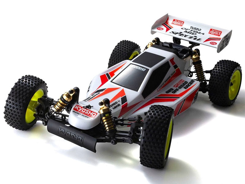 Buggy Kyosho 1/10 4wd Turbo Optima Mid Special 30623B - Breizh Modélisme.