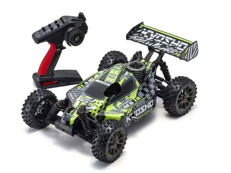 Kyosho Inferno Neo 3.0 1/8 voiture RC thermique RTR jaune - K.33012T6B - Breizh Modélisme.