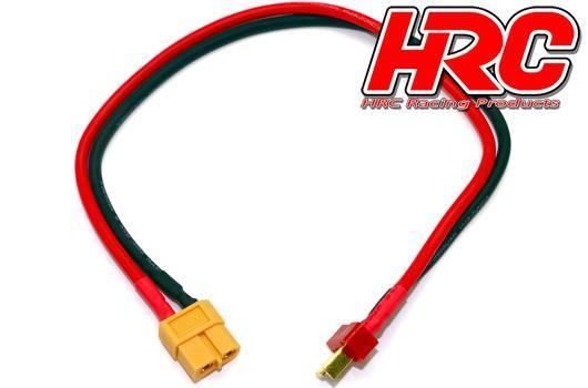 Câble pour chargeur sortie prise XT60 à Dean 30cm - HRC9614 - Breizh Modélisme.