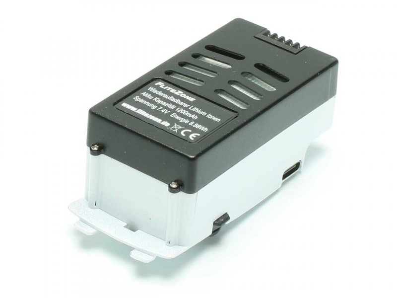 Batterie LiPo FliteZone 1200mAh 2S 7.4V pour Bell 222 Airwolf - 16510