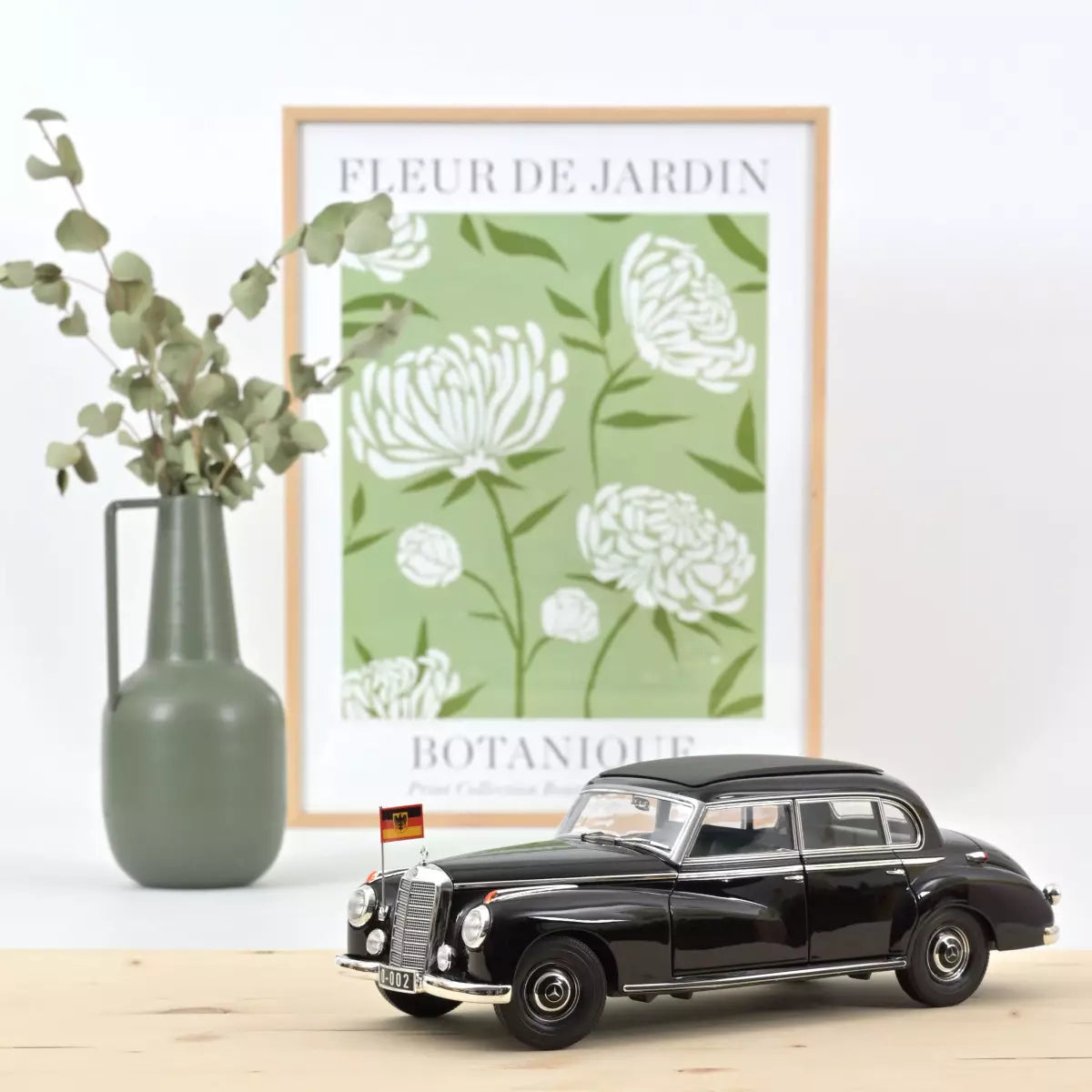 Voiture miniature collection 1/18 Mercedes-Benz 300 1955 Konrad Adenauer Norev 183707