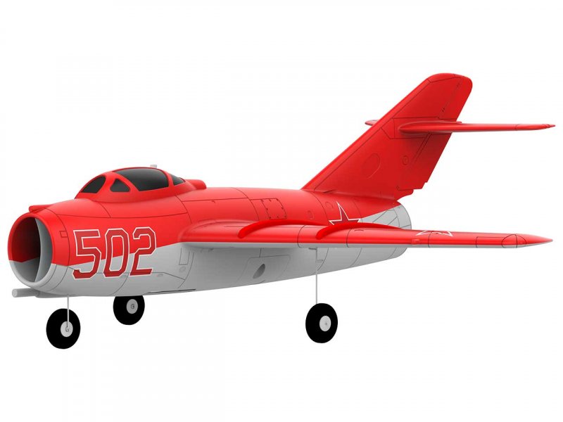 Avion 420mm MiG 15 RTF rouge - 16427