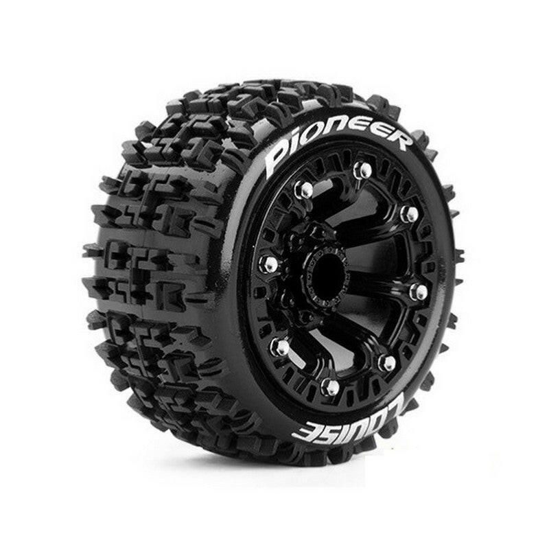 2 Pneus et jantes 2,2 Louise ST-PIONEER pour Traxxas 1/16 3278SB" - Breizh Modélisme.