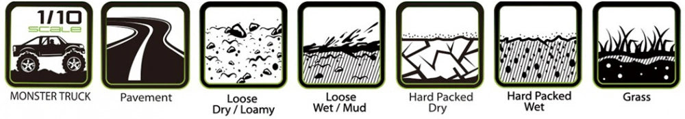 2 Pneus et jantes Louise MT-UPHILL Traxxas Maxx Soft Black (MFT) LT3309SX - Breizh Modélisme.