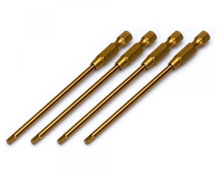 4 Embouts titanium Vis BTR 1,5/2/2,5/3mm - Breizh Modélisme.