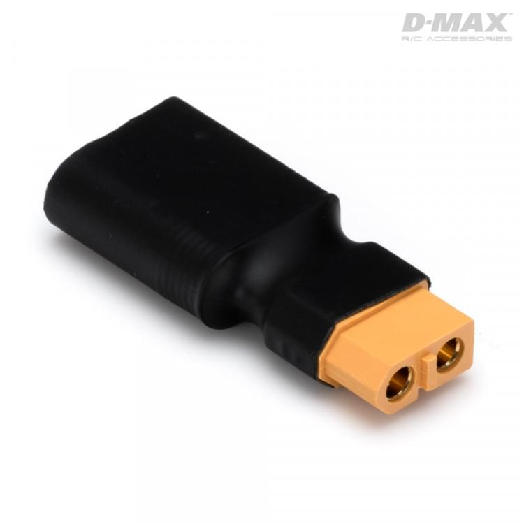 Adaptateur de connecteur XT60 femelle - EC5 (mâle) - Breizh Modélisme.