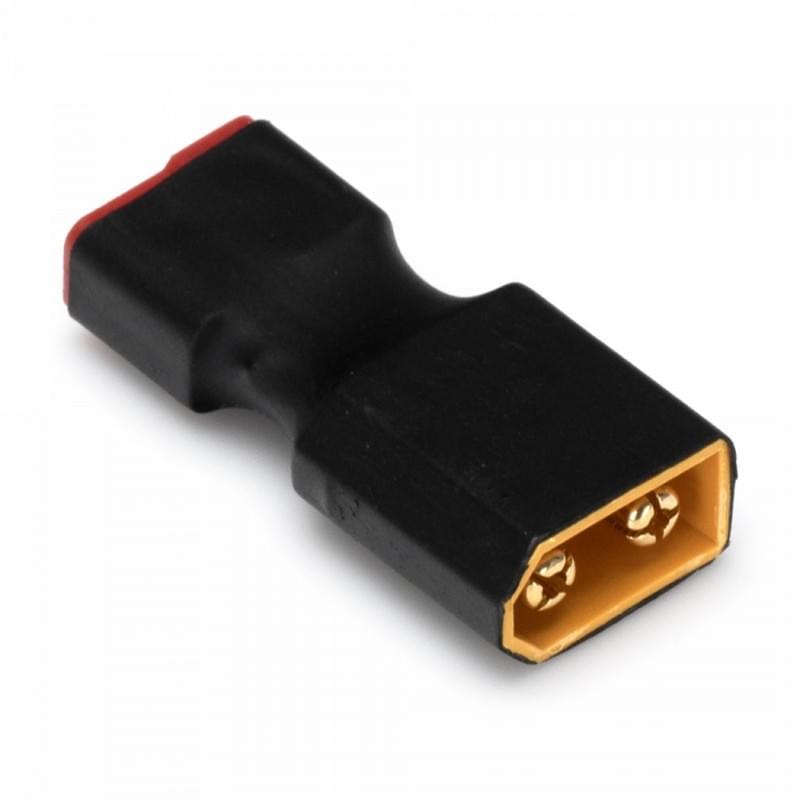 Adaptateur de connecteur XT60 mâle vers dean femelle - Breizh Modélisme.