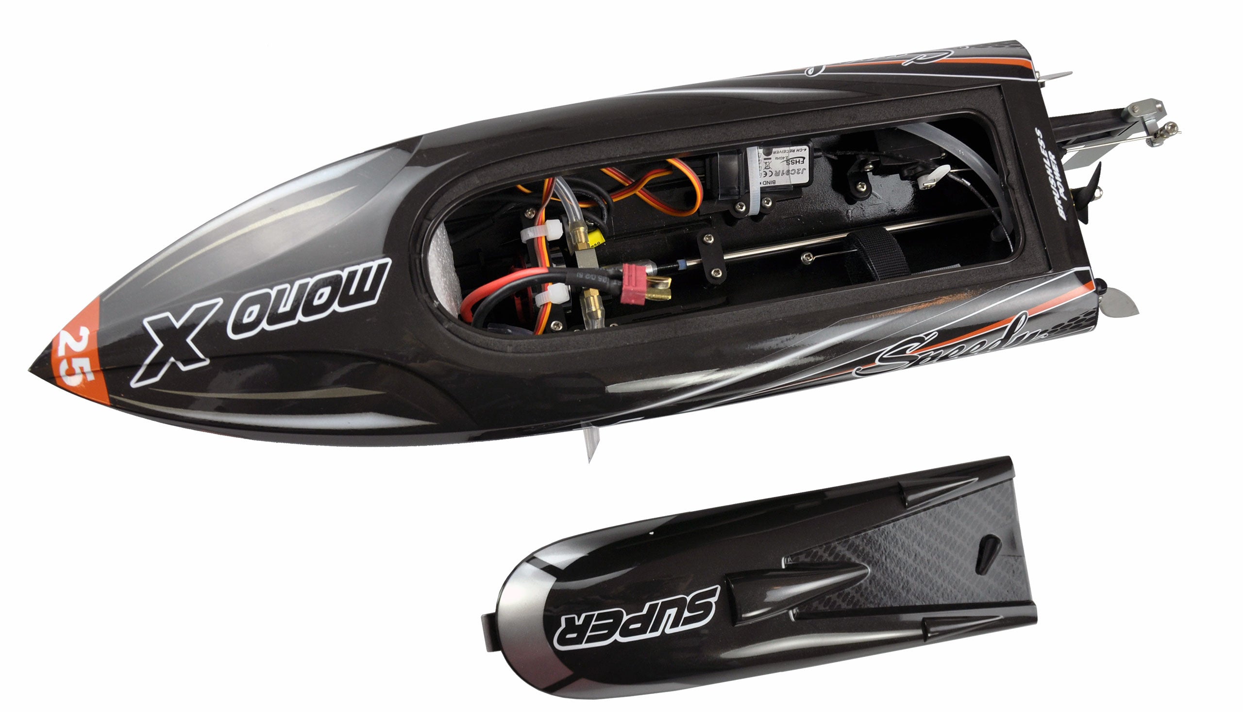 Bateau radiocommandé Joysway Super Mono X V2 RTR Brushless 45+km/h 8209V2 - Breizh Modélisme.