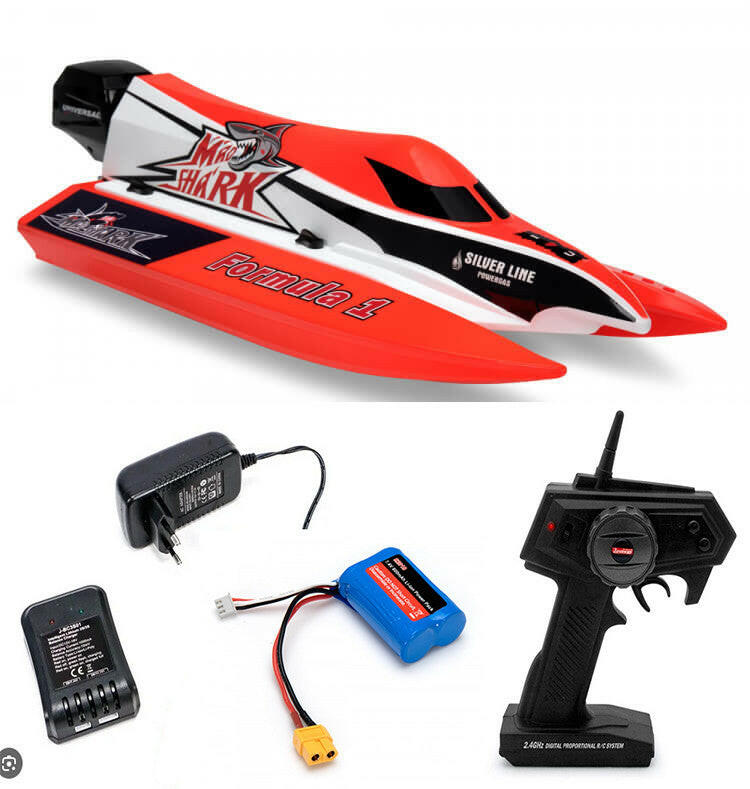 Bateau RC Joysway Mad Shark F1 Brushless 45km/h - 8205V2 - Breizh Modélisme.