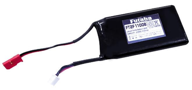 Batterie émetteur Li-Fe 6,6V 1100mAh 7PX - EBA0148 - Breizh Modélisme.