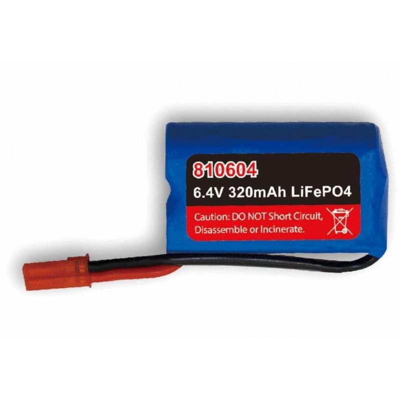 Batterie Li-Fe 6,4V 320mAh Joysway (Idem JW810606) - JW810604 - Breizh Modélisme.