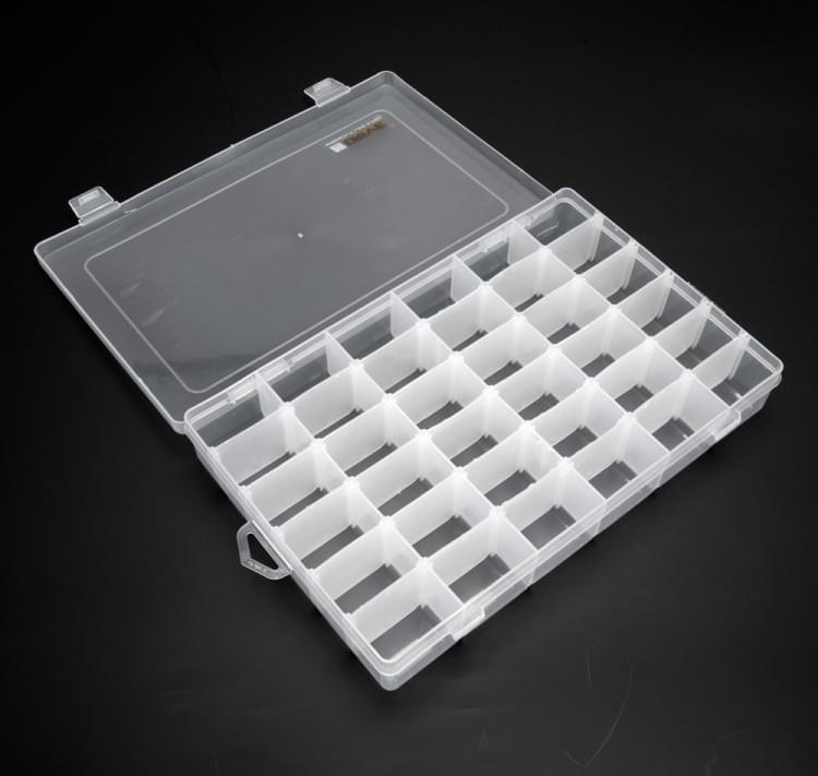 Boîte de rangement pour pièces et accessoires 272x175x43mm - Breizh Modélisme.