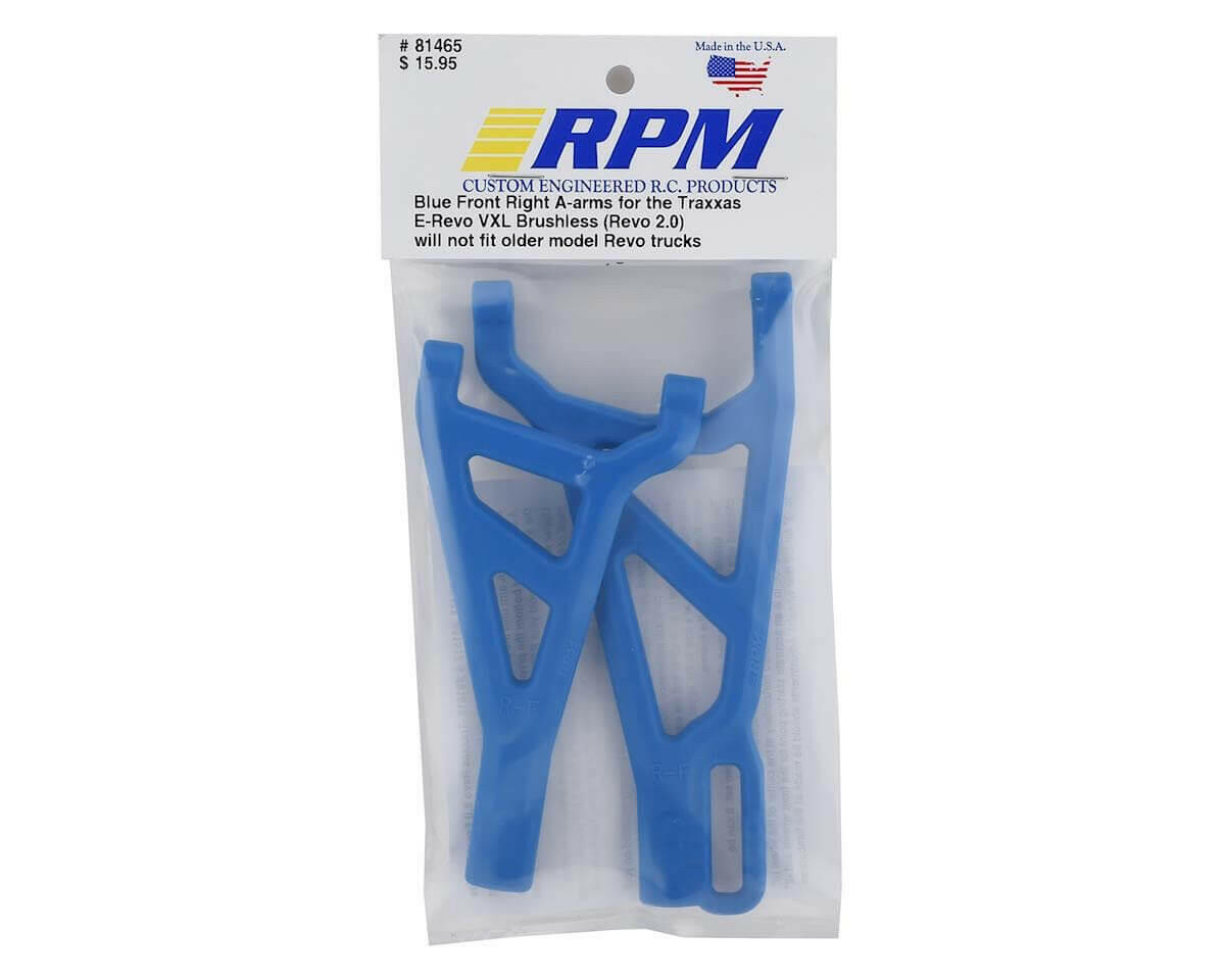 Bras de suspension renforcés Avant Droit Traxxas E Revo 2.0 - RPM 81465 / TRX8631 - Breizh Modélisme.