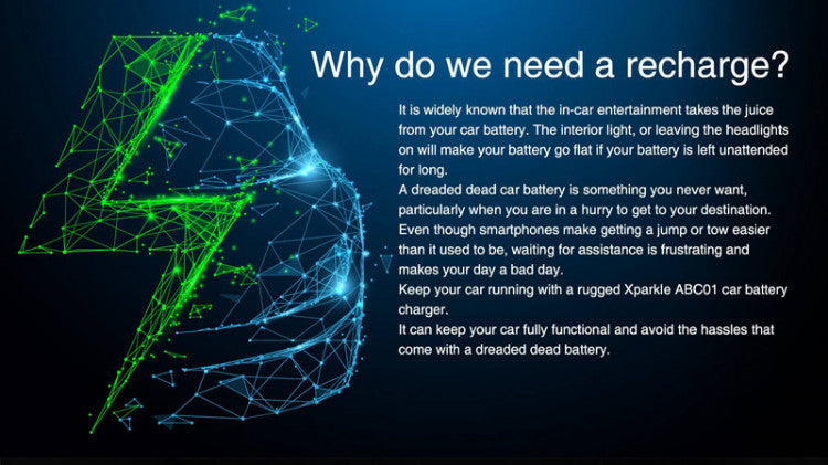 Chargeur de batterie de voiture automatique Xparkle ABC01 12 V 230 VCA SK990004-01 - Breizh Modélisme.