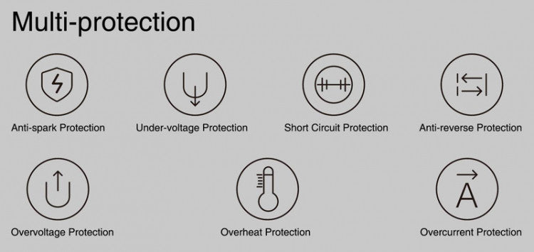 Chargeur de batterie de voiture automatique Xparkle ABC01 12 V 230 VCA SK990004-01 - Breizh Modélisme.