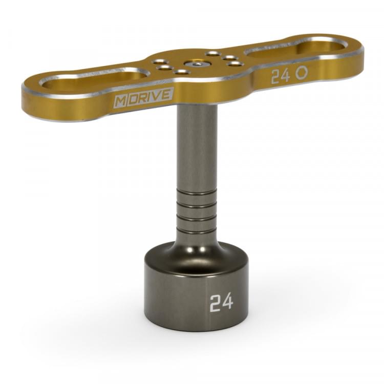 Clé 24mm pour écrous de roues voitures RC - Breizh Modélisme.