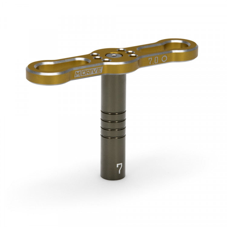 Clé 7mm (écrous M4) pour écrous de roues voitures RC - Breizh Modélisme.