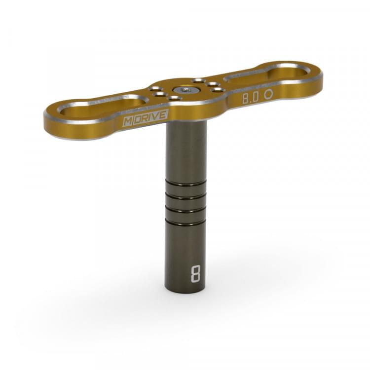 Clé 8mm (écrous M5) pour écrous de roues voitures RC - Breizh Modélisme.