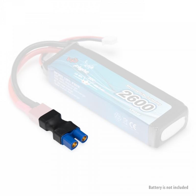 Connecteur Adaptateur T-Plug (mâle) - EC3 (femelle) - Breizh Modélisme.