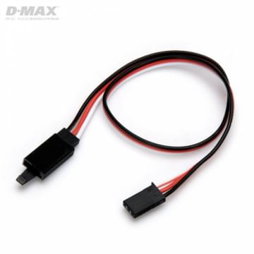 Connecteur de servo Futaba avec serrure 22AWG 300mm - B9522 - Breizh Modélisme.