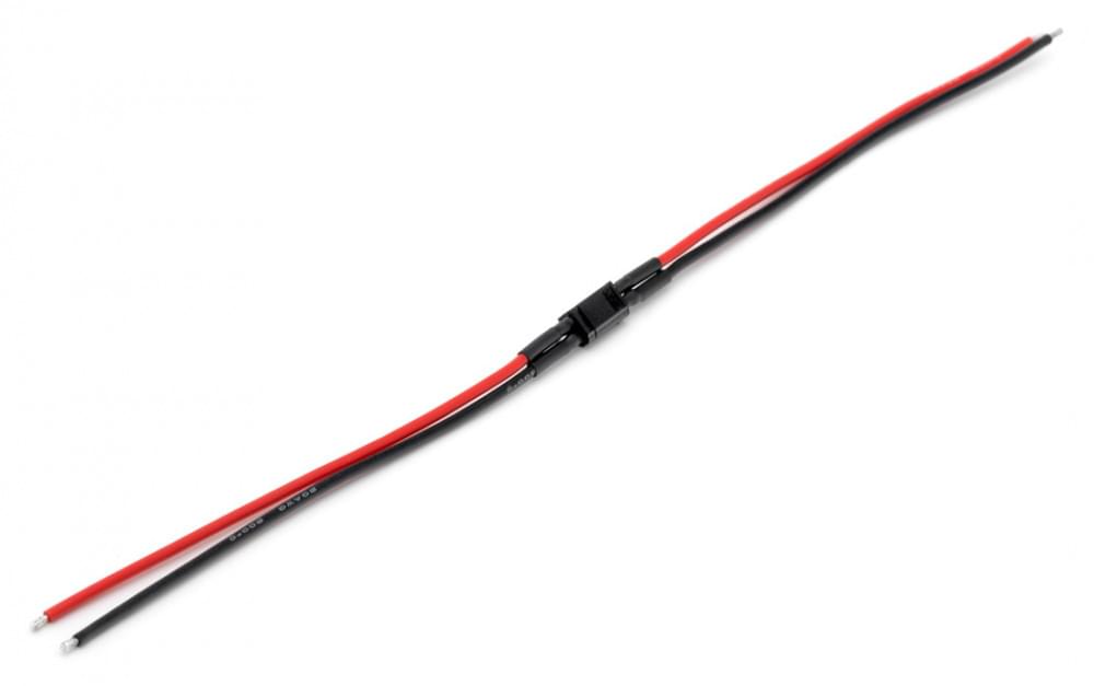 Connecteur E230 Mini 20AWG Câble 100mm (Paire) B9504 - Breizh Modélisme.