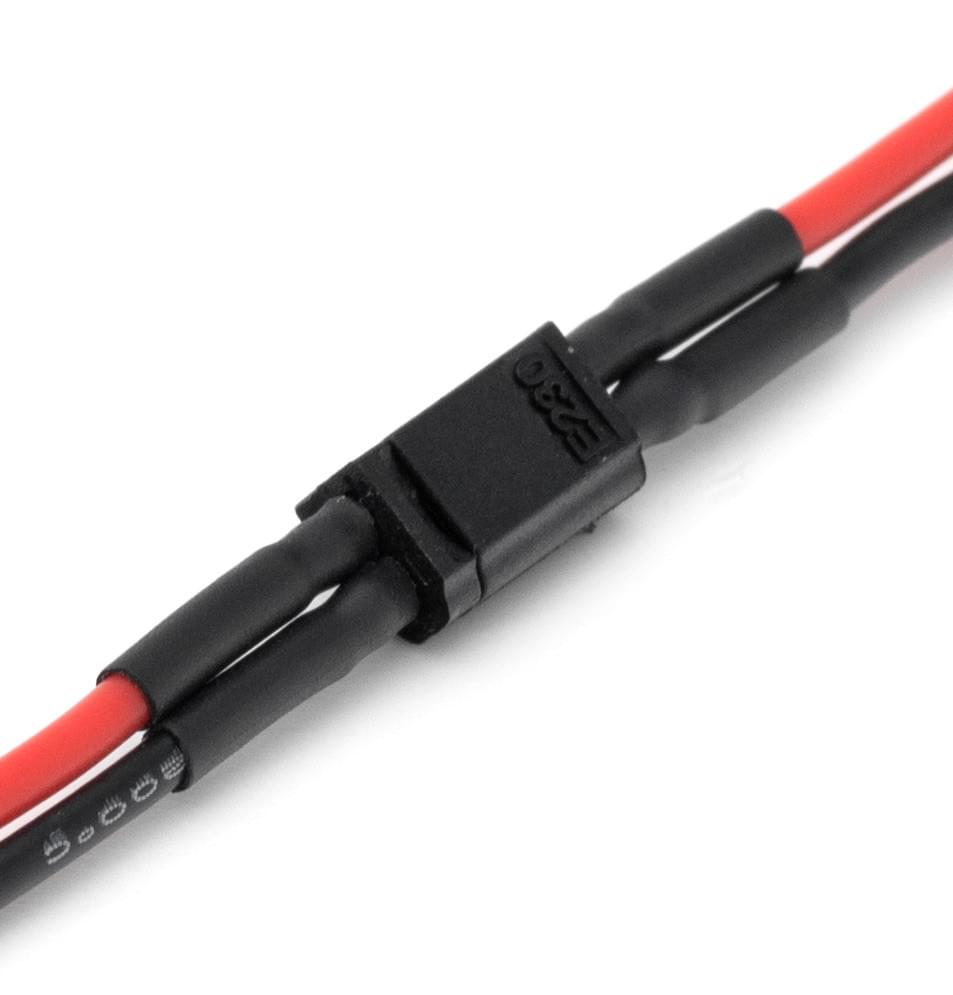 Connecteur E230 Mini 20AWG Câble 100mm (Paire) B9504 - Breizh Modélisme.