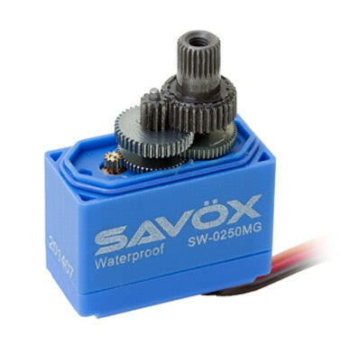 Mini Servo Savox SW-0250MG+ Etanche 5kg pignons Métal pour Traxxas 1/16 - Breizh Modélisme.