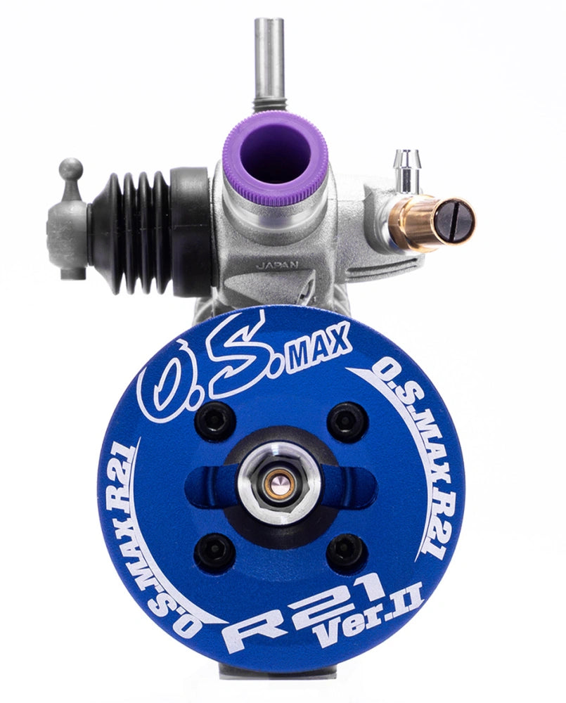 Moteur de voiture piste O.S. MAX-R21 V.2 - 1F400 - Breizh Modélisme.