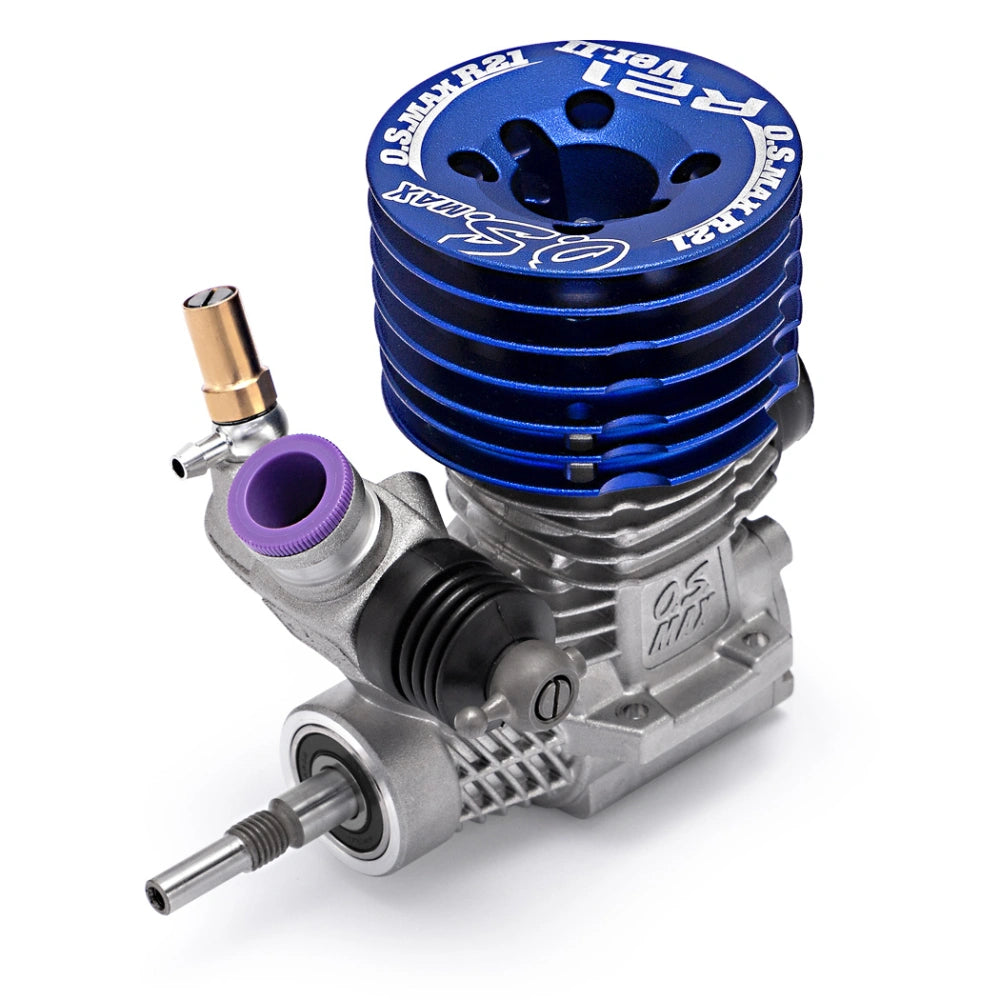 Moteur de voiture piste O.S. MAX-R21 V.2 - 1F400 - Breizh Modélisme.