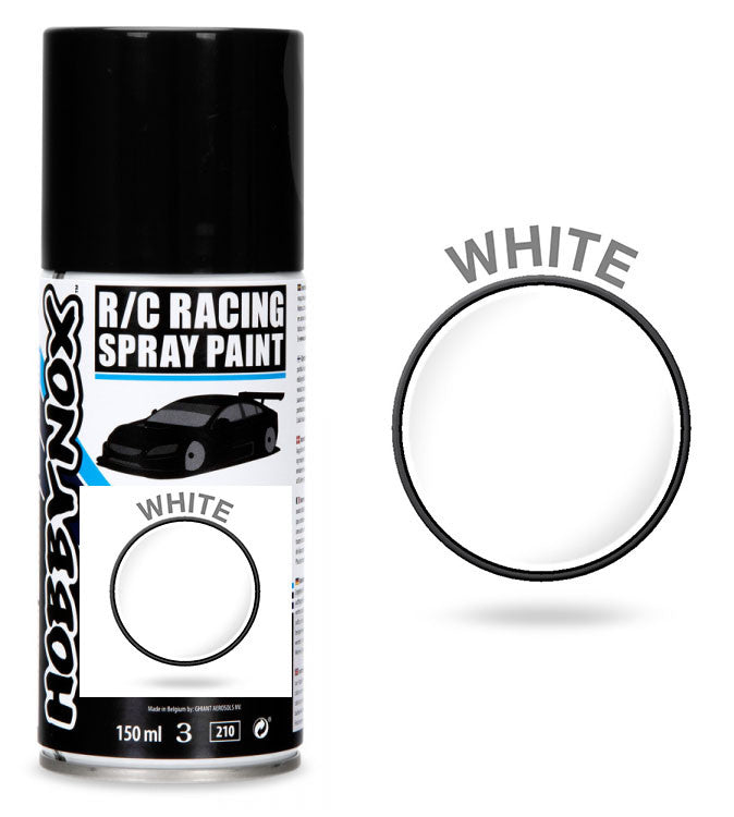 Peinture Lexan pour Carrosserie 150ml - BLANC - Breizh Modélisme.
