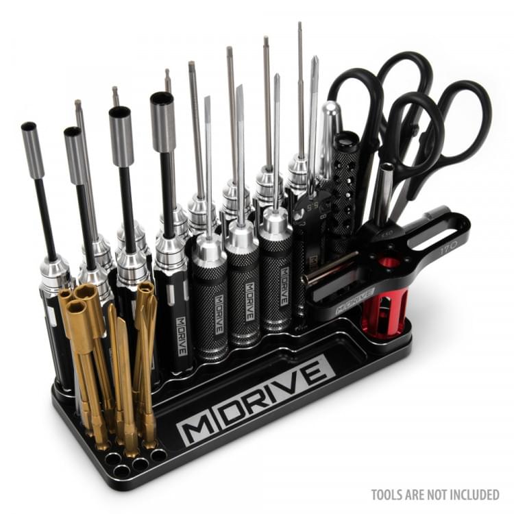 Porte-outils Aluminium CNC - 188x79x17.5mm - Breizh Modélisme.