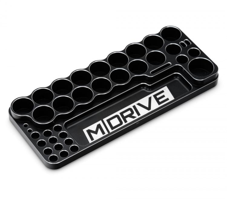 Porte-outils Aluminium CNC - 188x79x17.5mm - Breizh Modélisme.