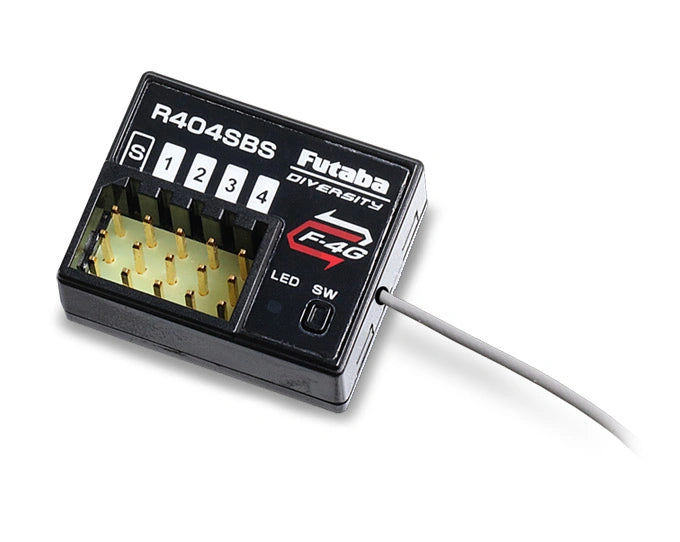 Radio Futaba 10PX avec 1 recepteur R404SBS - Breizh Modélisme.