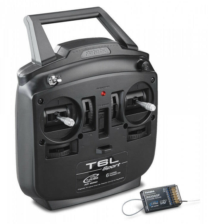 Radio Futaba Radio T6L Sport + R3106GF Mode 1 - Breizh Modélisme.