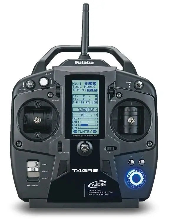 Radio Futaba T4GRS 2,4Ghz T-FHSS + récepteur R304SB - Breizh Modélisme.
