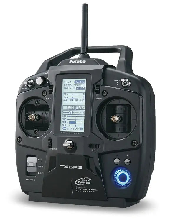 Radio Futaba T4GRS 2,4Ghz T-FHSS + récepteur R304SB - Breizh Modélisme.