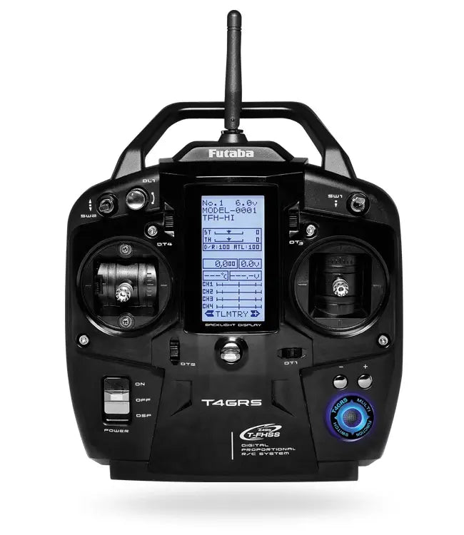 Radio Futaba T4GRS 2,4Ghz T-FHSS + récepteur R304SB - Breizh Modélisme.