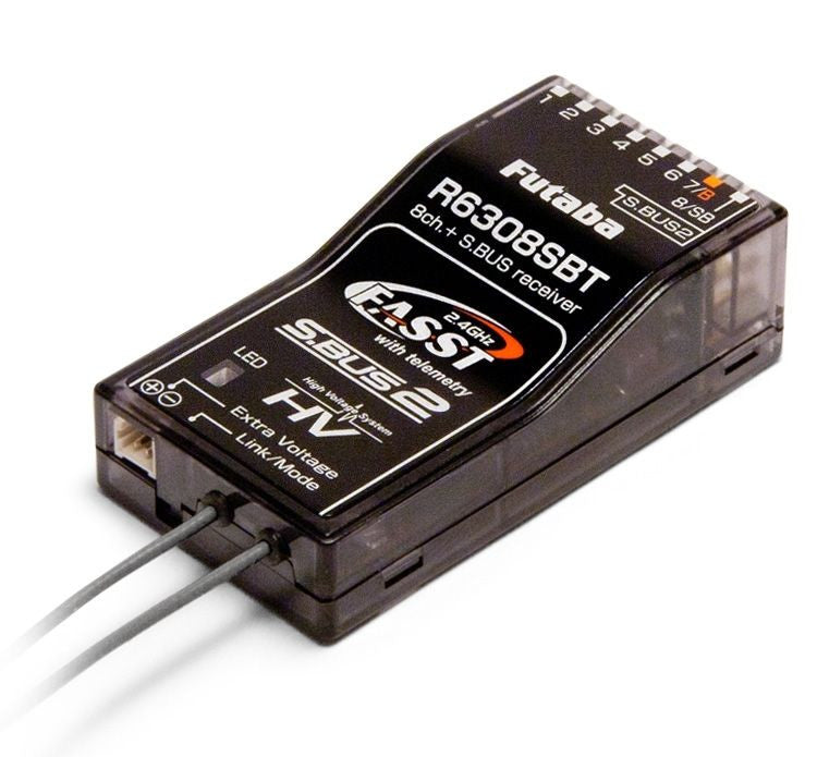 Récepteur 8CH S.BUS, S.BUS2, 2,4 GHz FASST quantité Limitée FPR6308SBT - Breizh Modélisme.